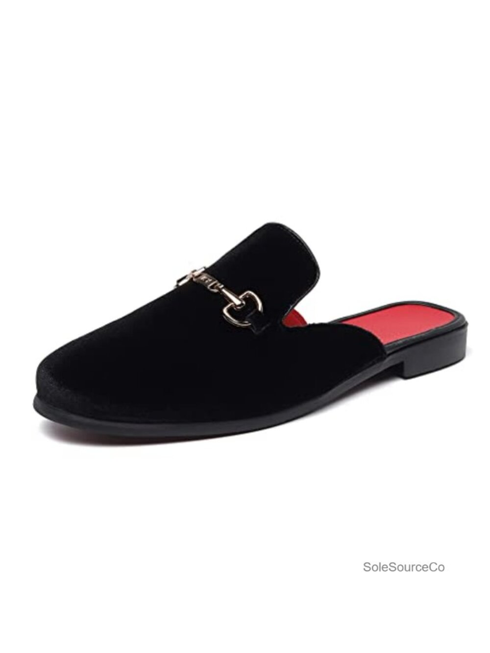 Mens Slippers Arch Support Embroidered Leather Sandals Slip On House Shoes